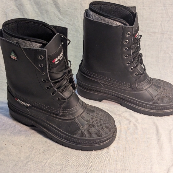 Baffin Black Men's Boots steel toe - Picture 8 of 15